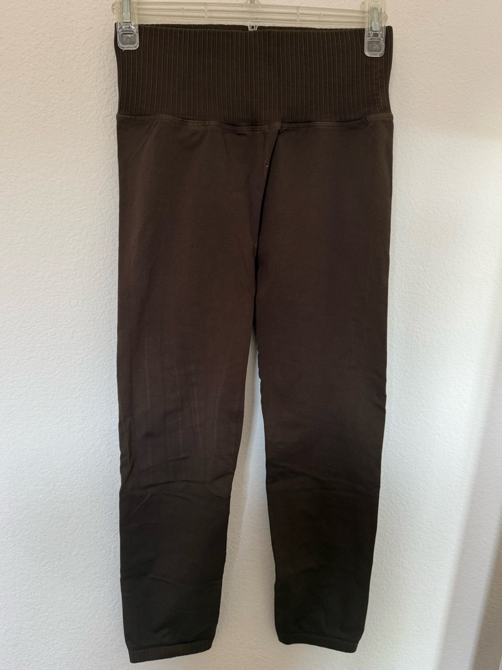 FP Movement by Free People Good Karma Chocolate Brown High-Waist Leggings M/L